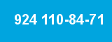 924 110-84-71 924 110-84-71